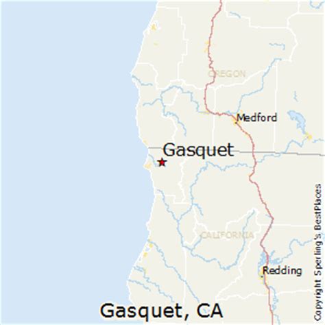 gasquet california map